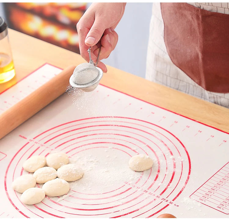 Silicone Baking Mat – Non-Stick Kneading Pad for Dough & Pizza