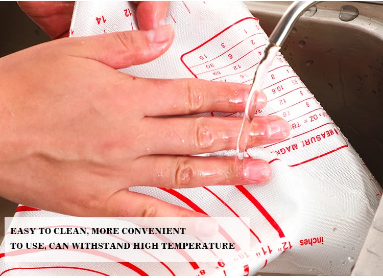 Silicone Baking Mat – Non-Stick Kneading Pad for Dough & Pizza