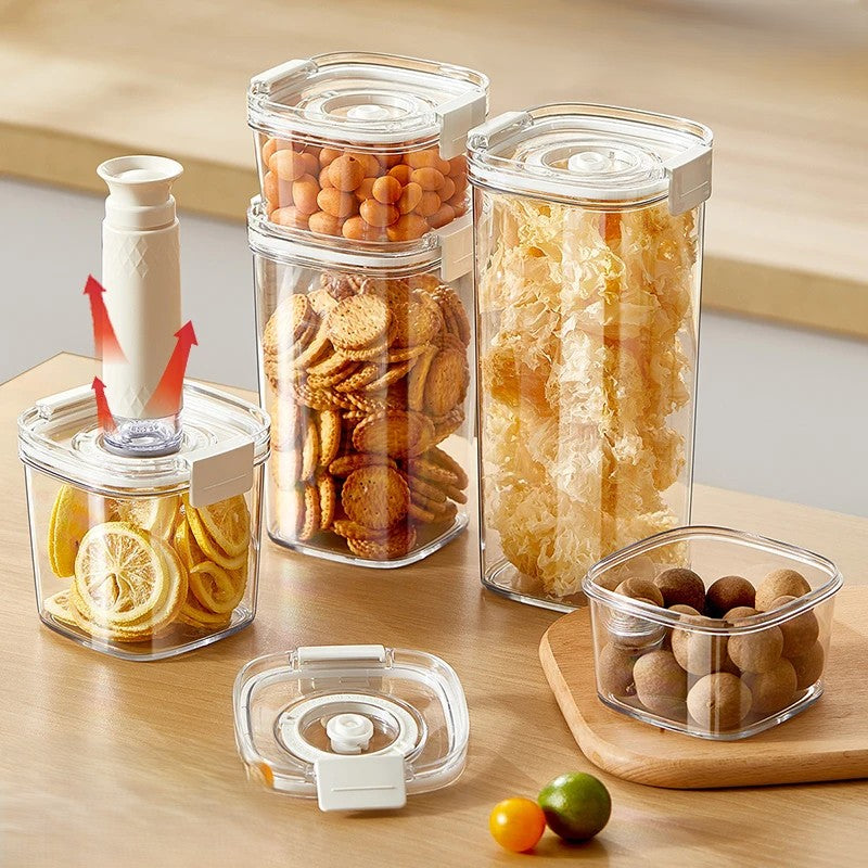 Electric Vacuum Sealed Container – Moisture-Proof Coffee & Rice Jar