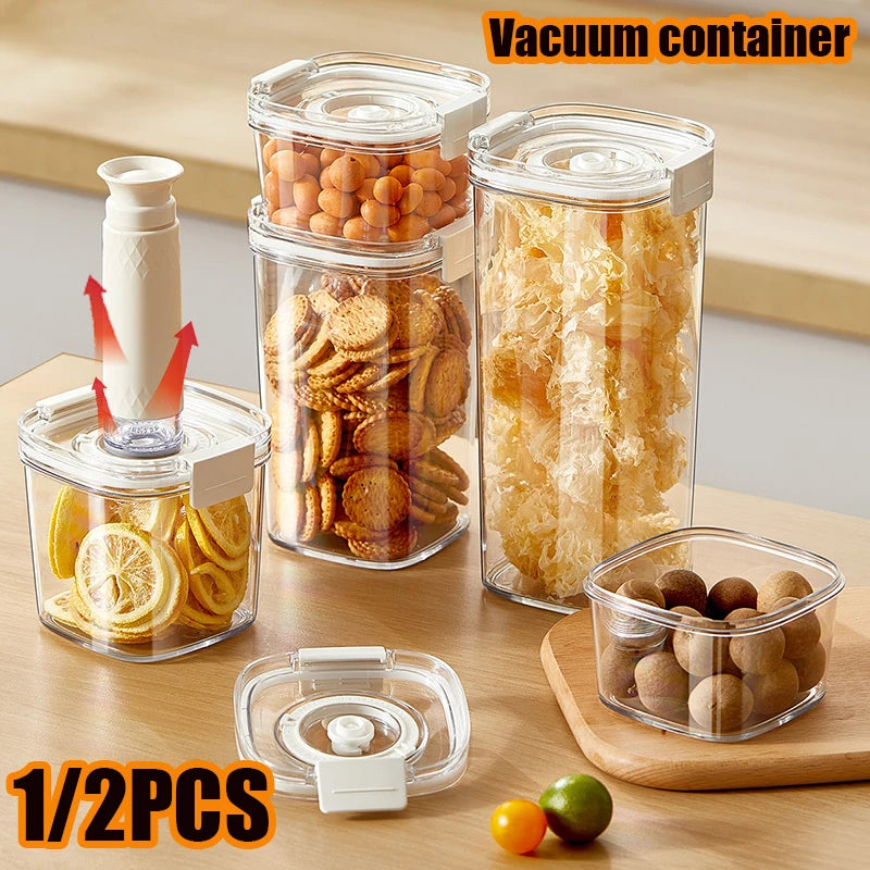Electric Vacuum Sealed Container – Moisture-Proof Coffee & Rice Jar