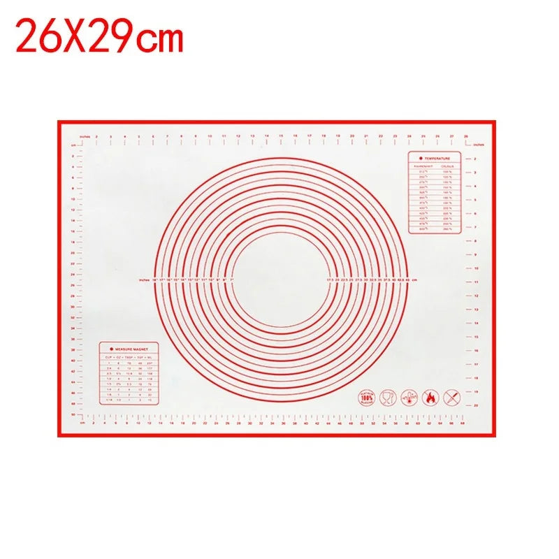 Silicone Baking Mat – Non-Stick Kneading Pad for Dough & Pizza