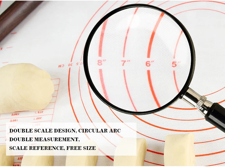 Silicone Baking Mat – Non-Stick Kneading Pad for Dough & Pizza