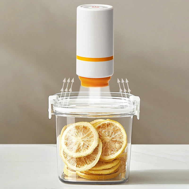 Electric Vacuum Sealed Container – Moisture-Proof Coffee & Rice Jar