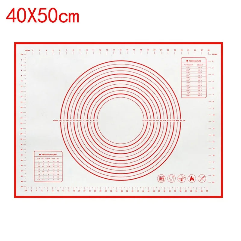 Silicone Baking Mat – Non-Stick Kneading Pad for Dough & Pizza