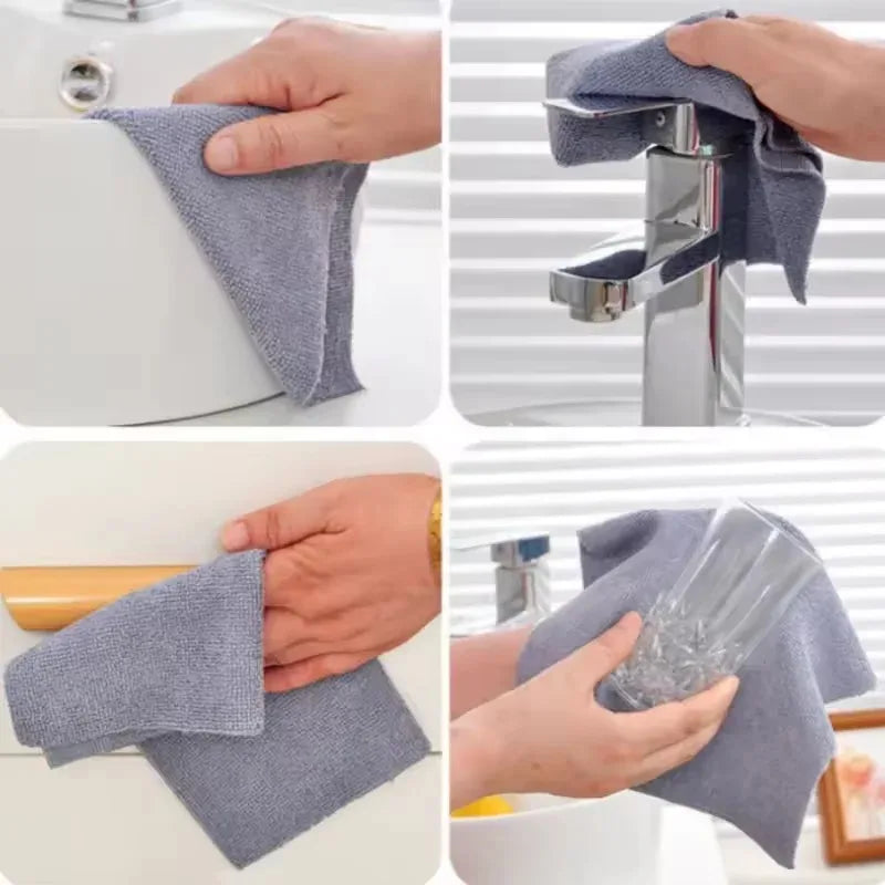 Reusable Microfiber Towel Roll – 20 Sheets Kitchen Dish Cloth