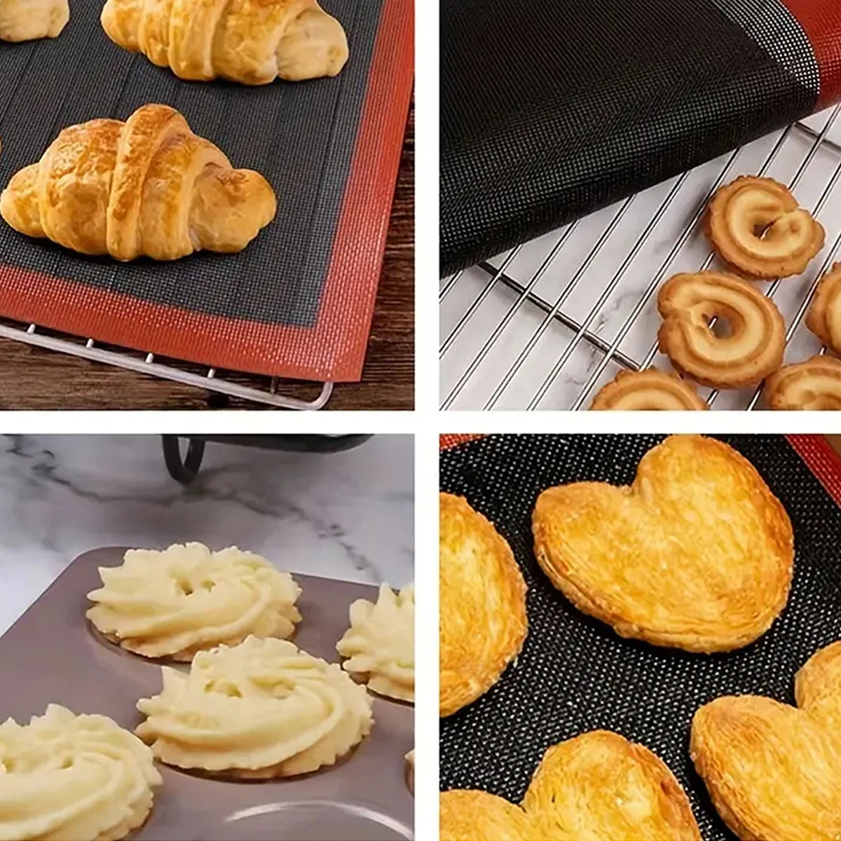 Perforated Silicone Baking Mat – Non-Stick & Reusable for Cookies