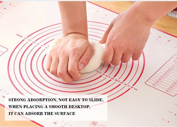Silicone Baking Mat – Non-Stick Kneading Pad for Dough & Pizza
