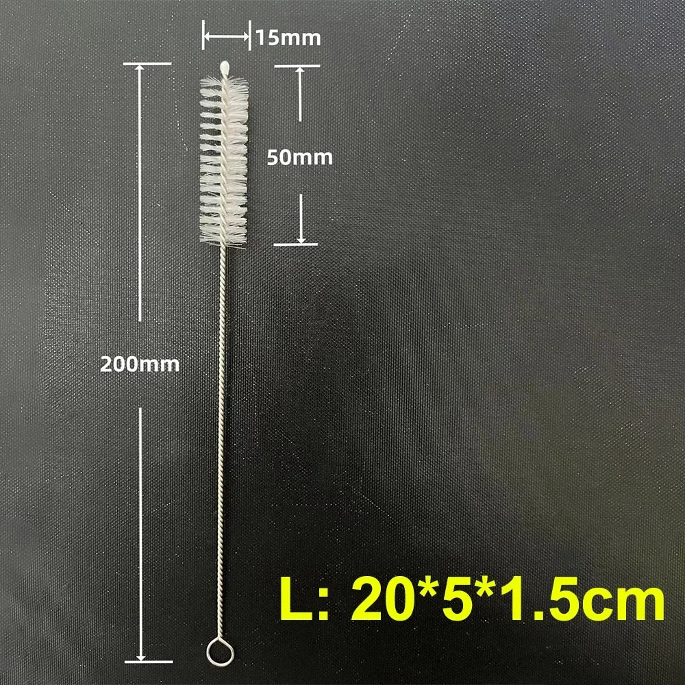 Straw Cleaning Brush Kit – Nylon & Steel Long Brushes for Bottles