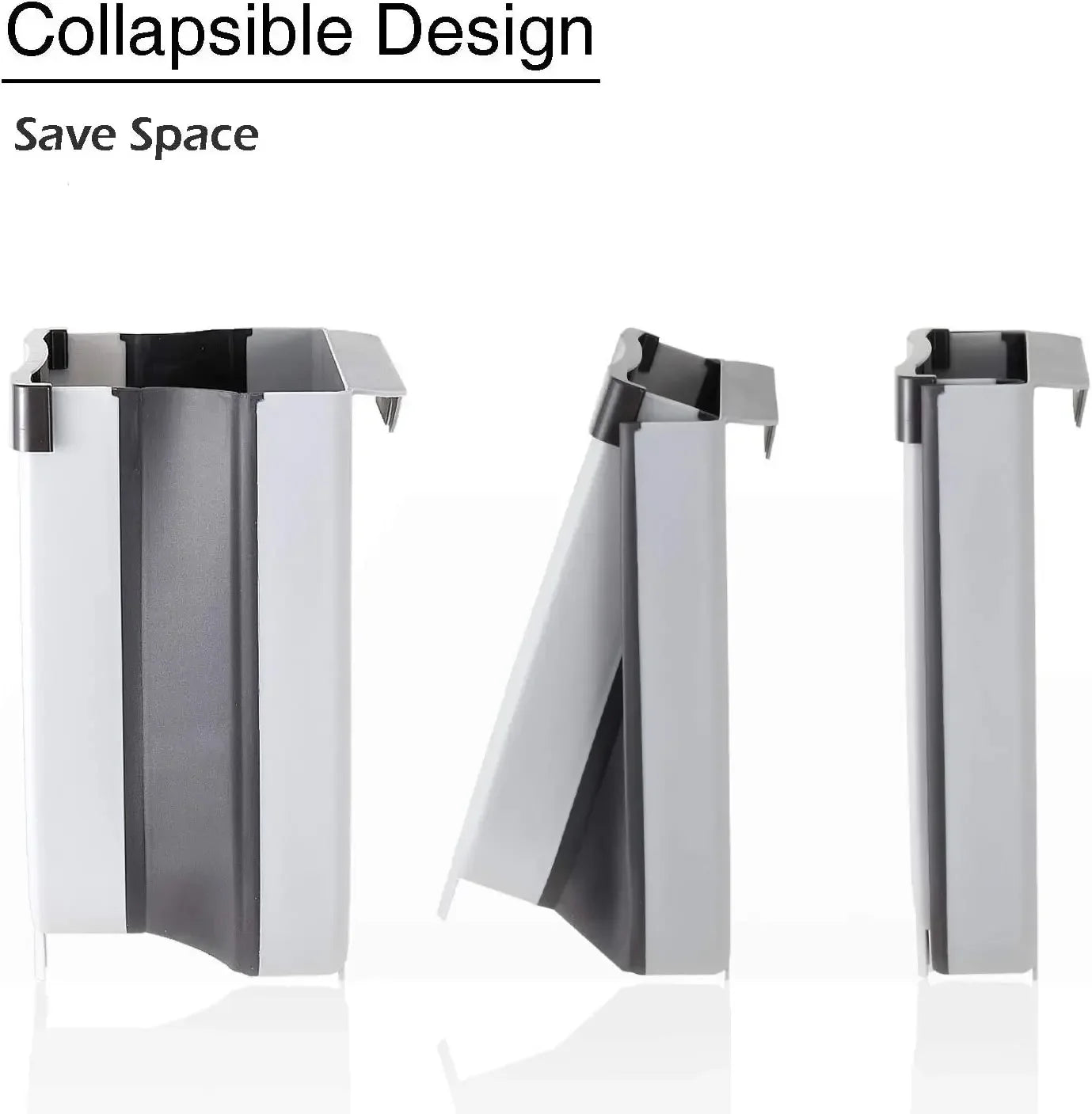 7L/10L Collapsible Wall Mounted Trash Can – Hanging for Kitchen