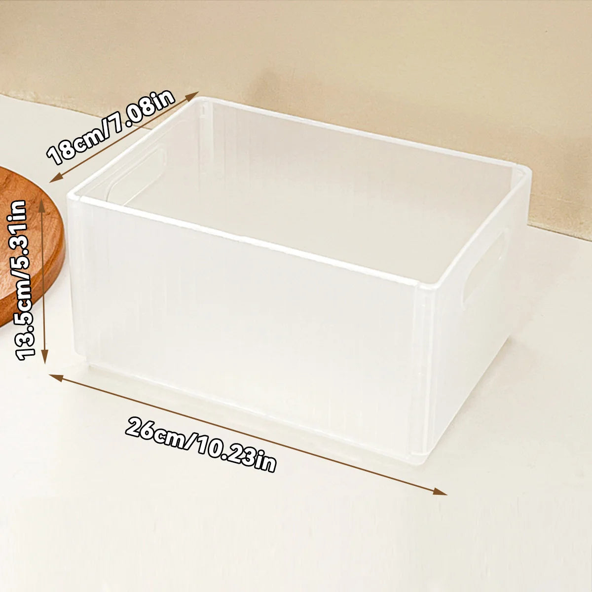 WORTHBUY Folding Fridge Organizer – Pull-Out Fruit & Veggie Box
