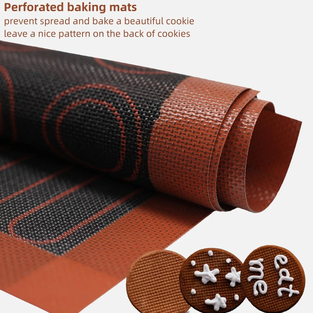 Perforated Silicone Baking Mat – Non-Stick & Reusable for Cookies