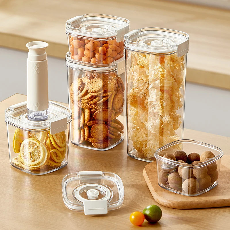 Electric Vacuum Sealed Container – Moisture-Proof Coffee & Rice Jar