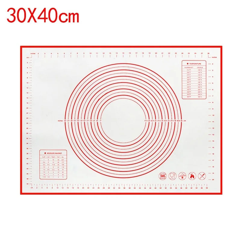 Silicone Baking Mat – Non-Stick Kneading Pad for Dough & Pizza