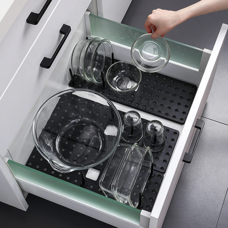 djustable Sink Dish Drying Rack – Kitchen Organizer Shelf
