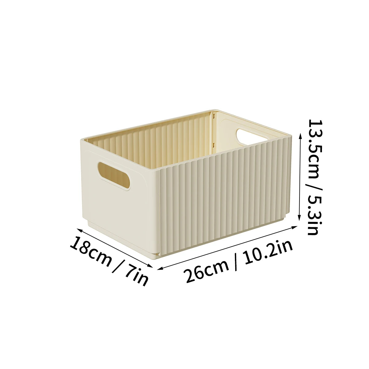 WORTHBUY Folding Fridge Organizer – Pull-Out Fruit & Veggie Box