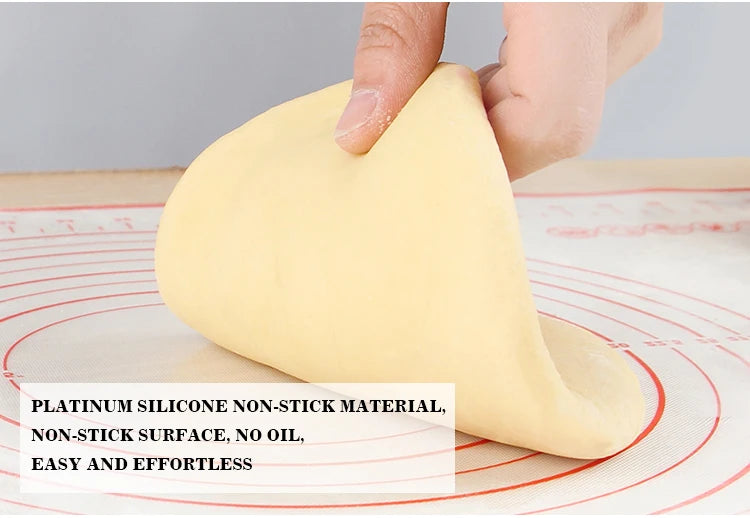 Silicone Baking Mat – Non-Stick Kneading Pad for Dough & Pizza