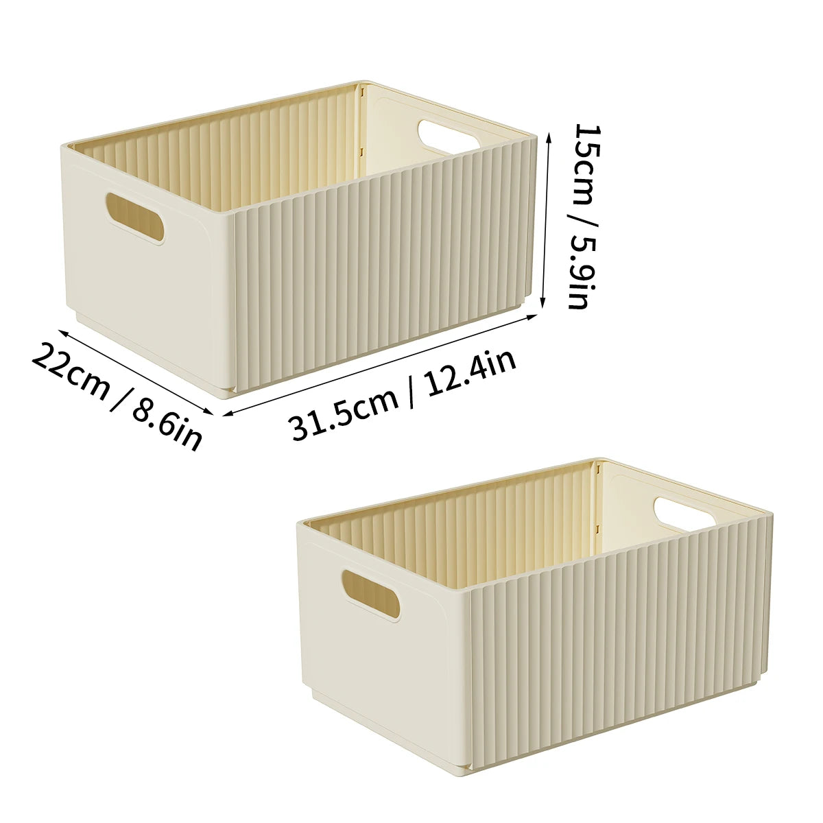 WORTHBUY Folding Fridge Organizer – Pull-Out Fruit & Veggie Box