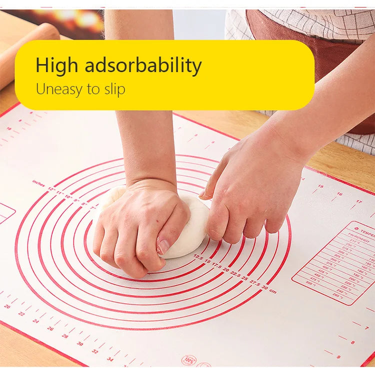 Silicone Baking Mat – Non-Stick Kneading Pad for Dough & Pizza