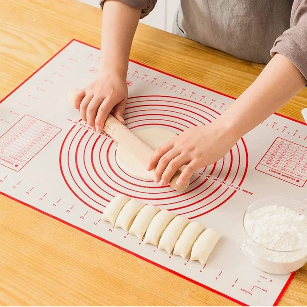 Silicone Baking Mat – Non-Stick Kneading Pad for Dough & Pizza